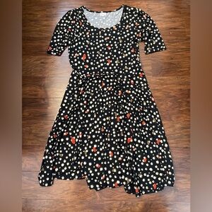 Lularoe Black Nicole Dress Size XL